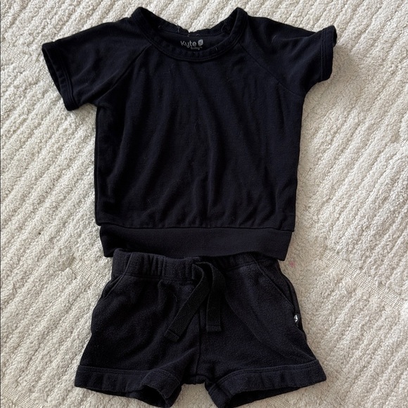 Kyte BABY Other - Kyte Baby Bamboo Jersey Short Set - Black